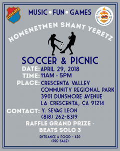 Soccer & Picnic @ Crescenta Valley Community Regional Park